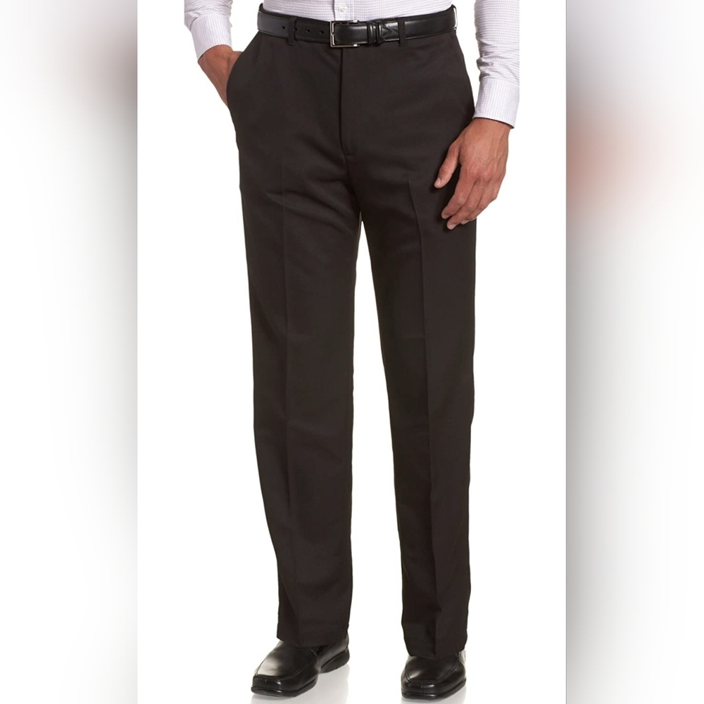 Haggar Men's Cool 18 Flat Front Pant 34 x 30 NWT
